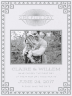 Timeless Luxe Save the Date Wedding Invitation