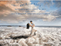 Island Hopper Save The Date Wedding Invitation