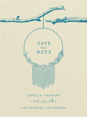 Dreamcatcher Save the Date Save the Date