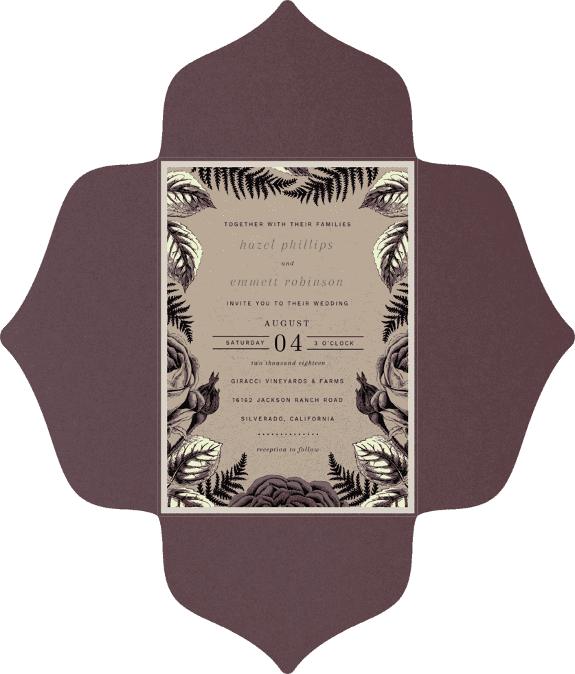 Fernville Wedding Invitation