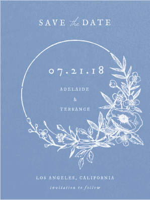 Enchanted Wreath Save the Date Save the Date