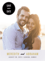 So Frond of You Save The Date Wedding Invitation