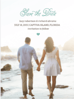 Whale of a Tale Save The Date Wedding Invitation