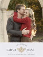 Family Crest Save The Date Wedding Invitation