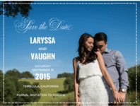 Vineyard Vows Save The Date Wedding Invitation