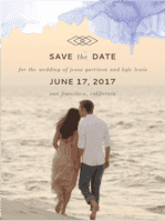 Serendipity Save The Date Wedding Invitation