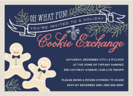 Cookie Exchange Wedding Invitation