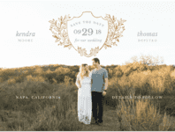 Open Highway Save the Date Wedding Invitation