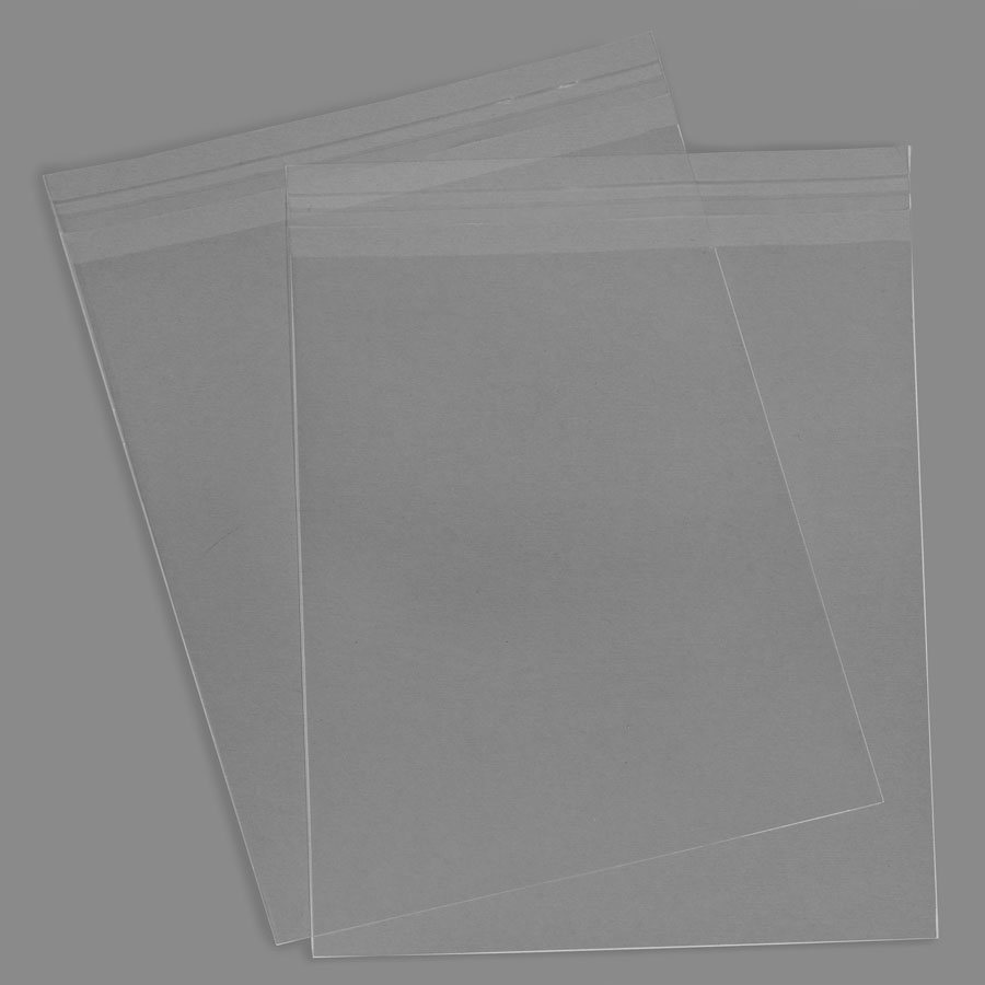 Oxford™ Utili-Jac Heavy-Duty Clear Plastic Envelopes, 8.5 x 11, Letter,  50/Box